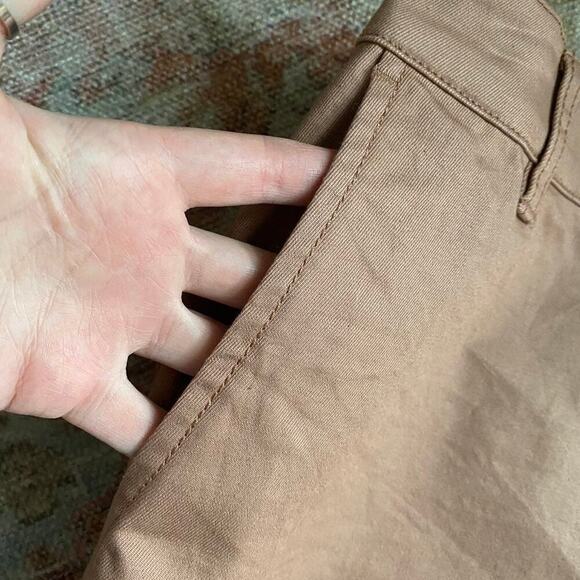 Madewell High Rise Twill Raw Hem‎ Shorts Dusty Rose/Blush NEW Size 26 - Picture 5 of 8